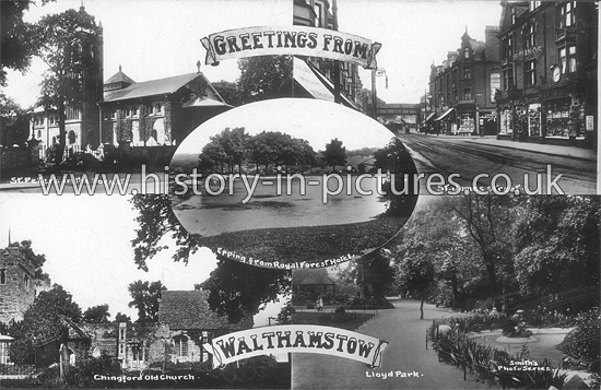 Greetings from Walthamstow. c.1914